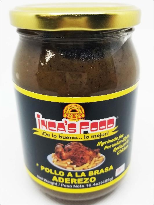 slide 1 of 1, Incas Food If Aderezo Pollo/Brasa, 16.4 oz