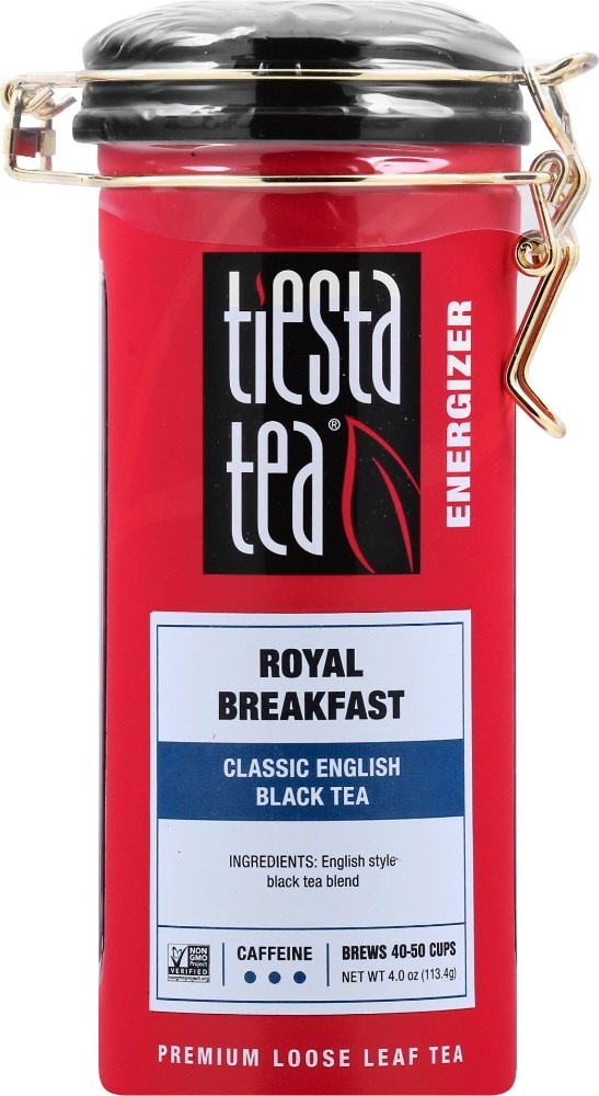 slide 1 of 1, Tiesta Tea Energizer Royal Breakfast Tea, 4 oz