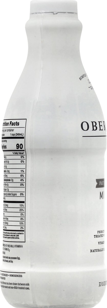 slide 6 of 13, Oberweis Fat Free Milk 32 ea, 32 ct