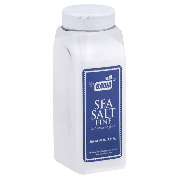 slide 1 of 1, Badia Sea Salt Fine, 40 oz