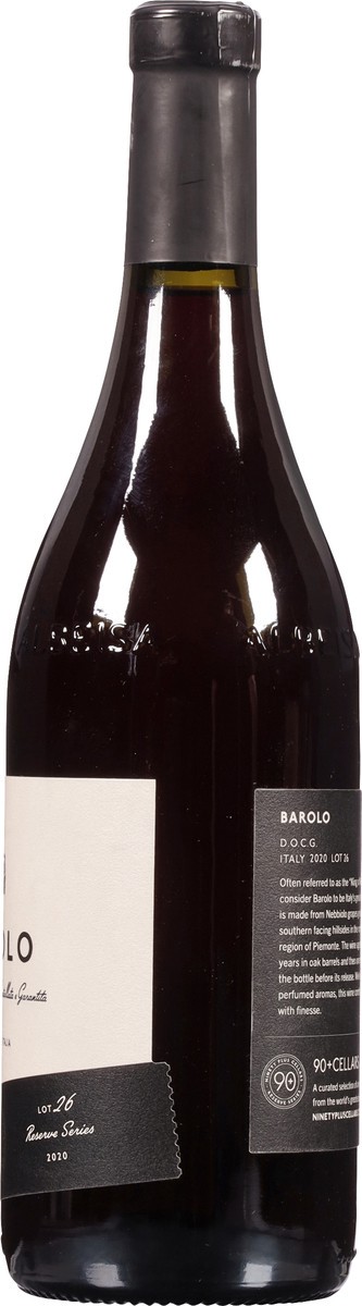 slide 3 of 11, 90+ Cellars Reserve Series Italy Lot 26 Barolo 750 ml, 750 ml