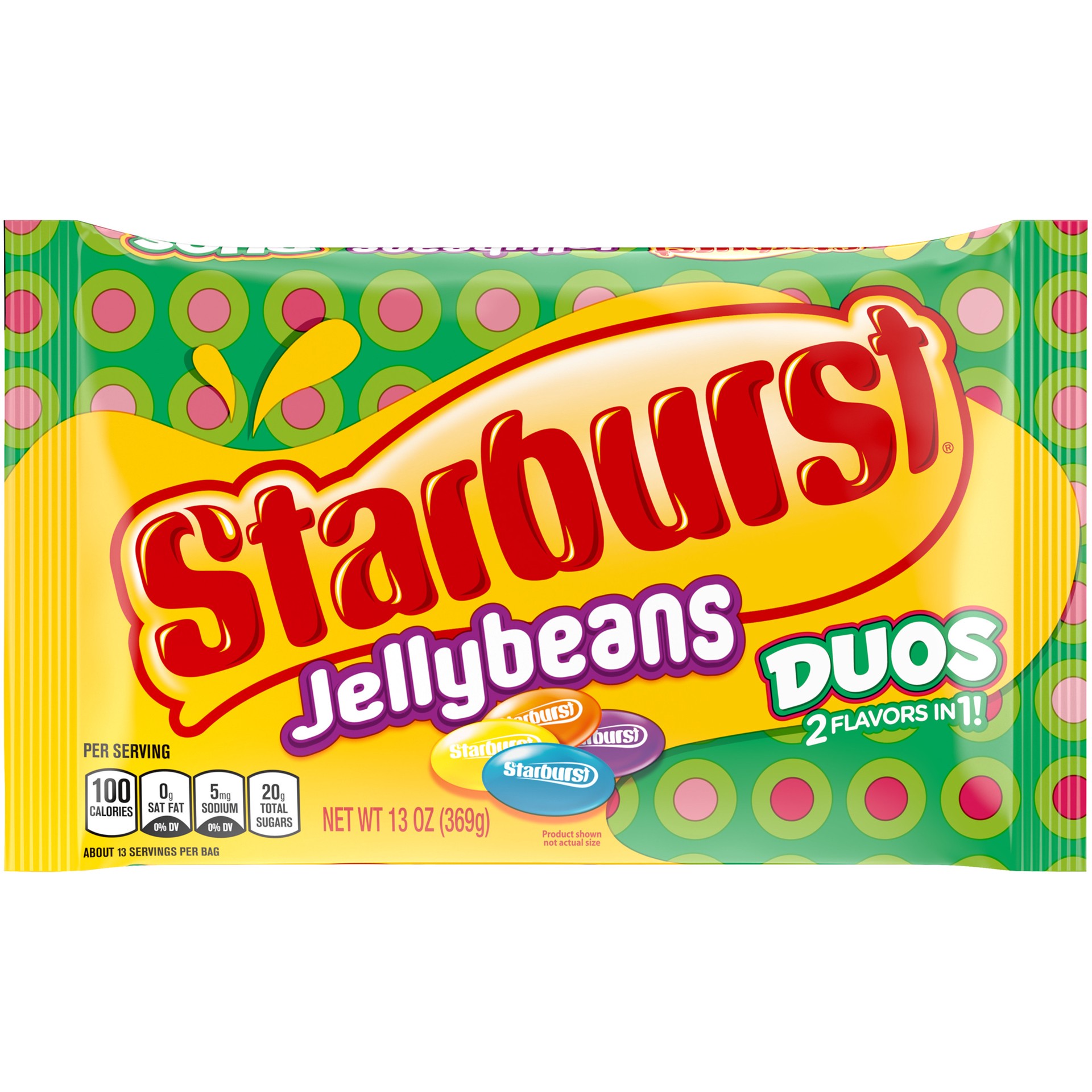 slide 1 of 7, Starburst Easter Duos Jelly Beans Candy Gifts, 13 oz Bag, 13 oz