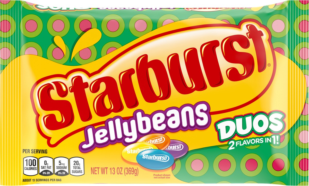 slide 3 of 7, Starburst Easter Duos Jelly Beans Candy Gifts, 13 oz Bag, 13 oz