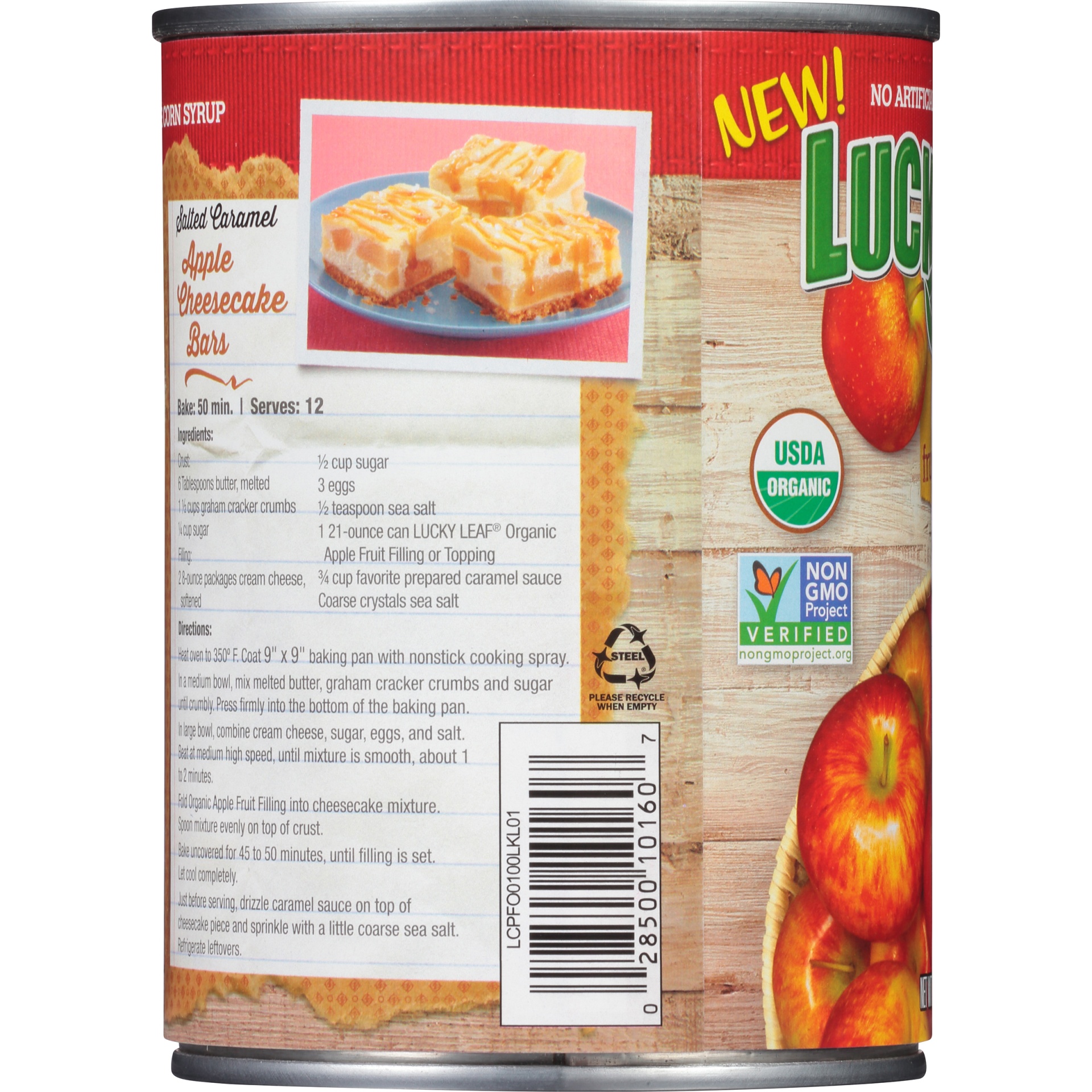 slide 2 of 6, Lucky Leaf Organic Apple Pie Filling, 21 oz
