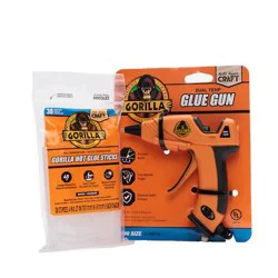 Gorilla Glue Gorilla 4" Mini Hot Glue Sticks, 30ct.