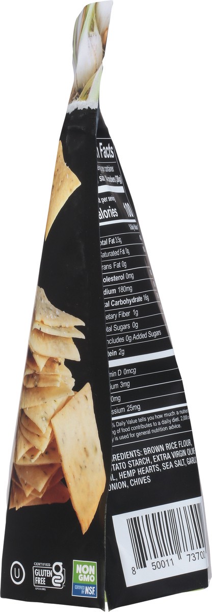 slide 8 of 14, Every Body Eat Chive & Garlic Thins 4 oz, 4 oz