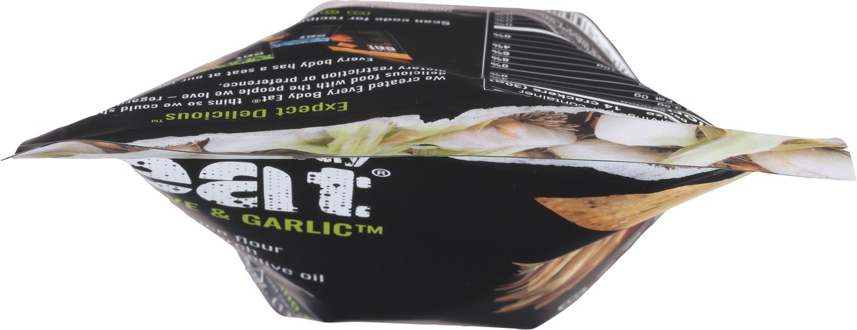 slide 7 of 14, Every Body Eat Chive & Garlic Thins 4 oz, 4 oz