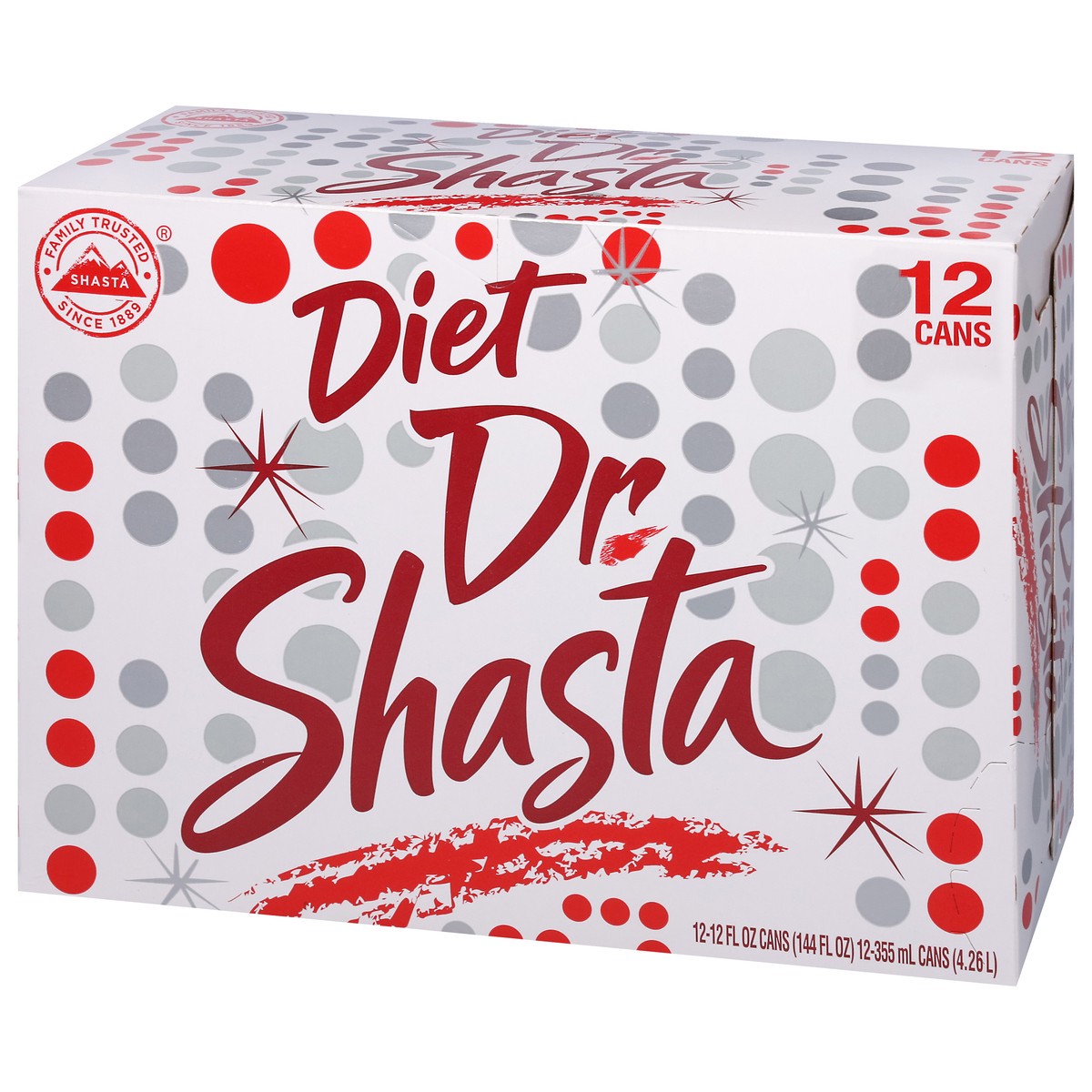 slide 9 of 9, Shasta Diet Dr Soda 12 - 12 fl oz Cans, 12 ct