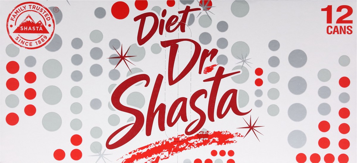 slide 3 of 9, Shasta Diet Dr Soda 12 - 12 fl oz Cans, 12 ct