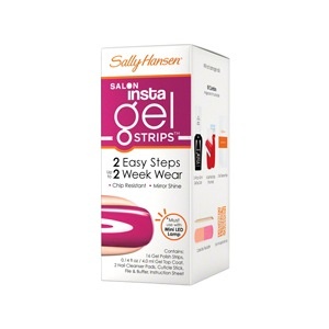 slide 1 of 1, Sally Hansen Salon Insta-Gel Strips, Punch Drunk, 0.23 fl oz