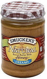 slide 1 of 1, Smucker's Natural Peanut Butter With Honey, 16 oz