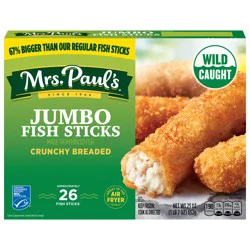 Mrs. Paul's Crunchy Breaded Jumbo Fish Sticks