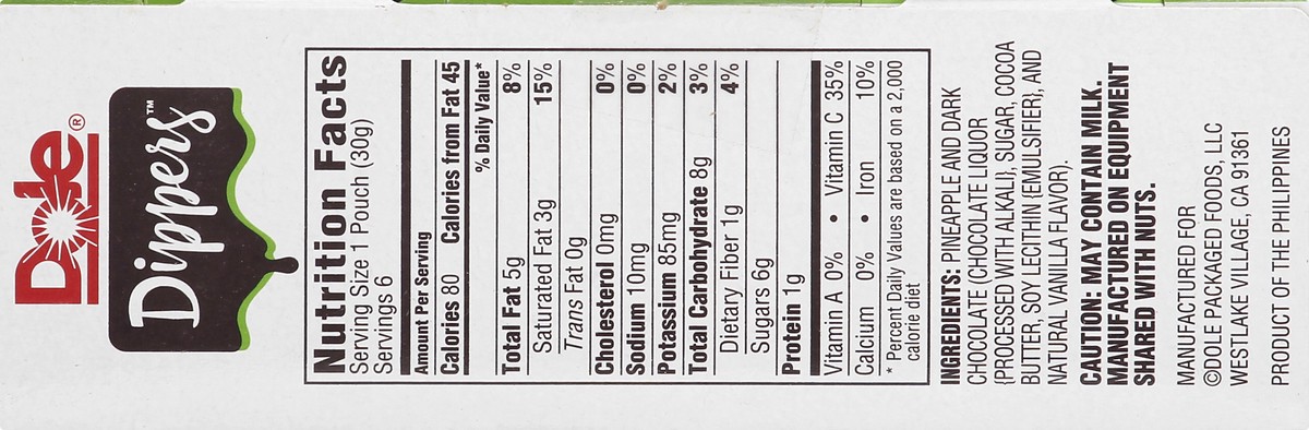 slide 7 of 10, Dole Pineapple Tidbits, 6.36 oz