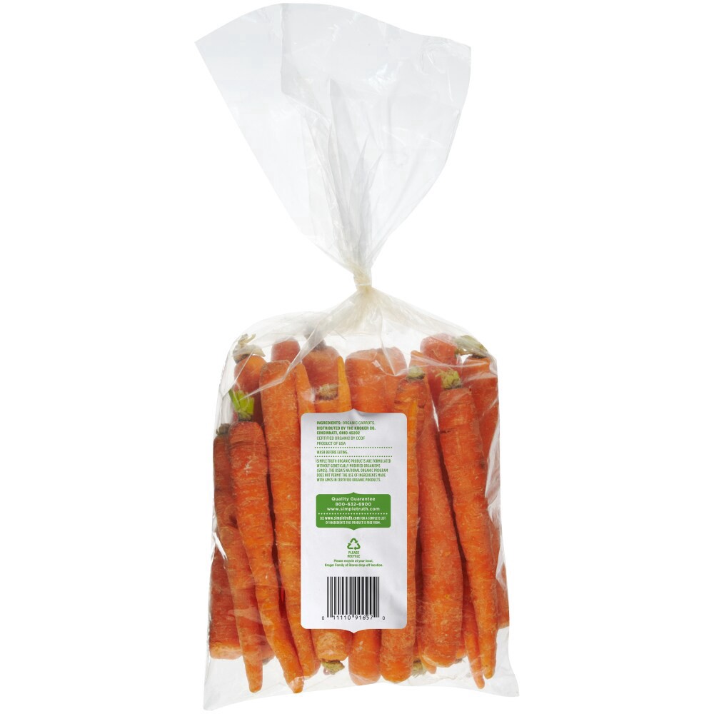 slide 2 of 2, Simple Truth Organic Whole Carrots, 2 lb