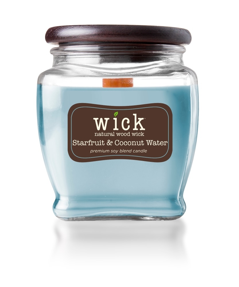 slide 1 of 1, Wick Starfruit & Coconut Candle, 15 oz