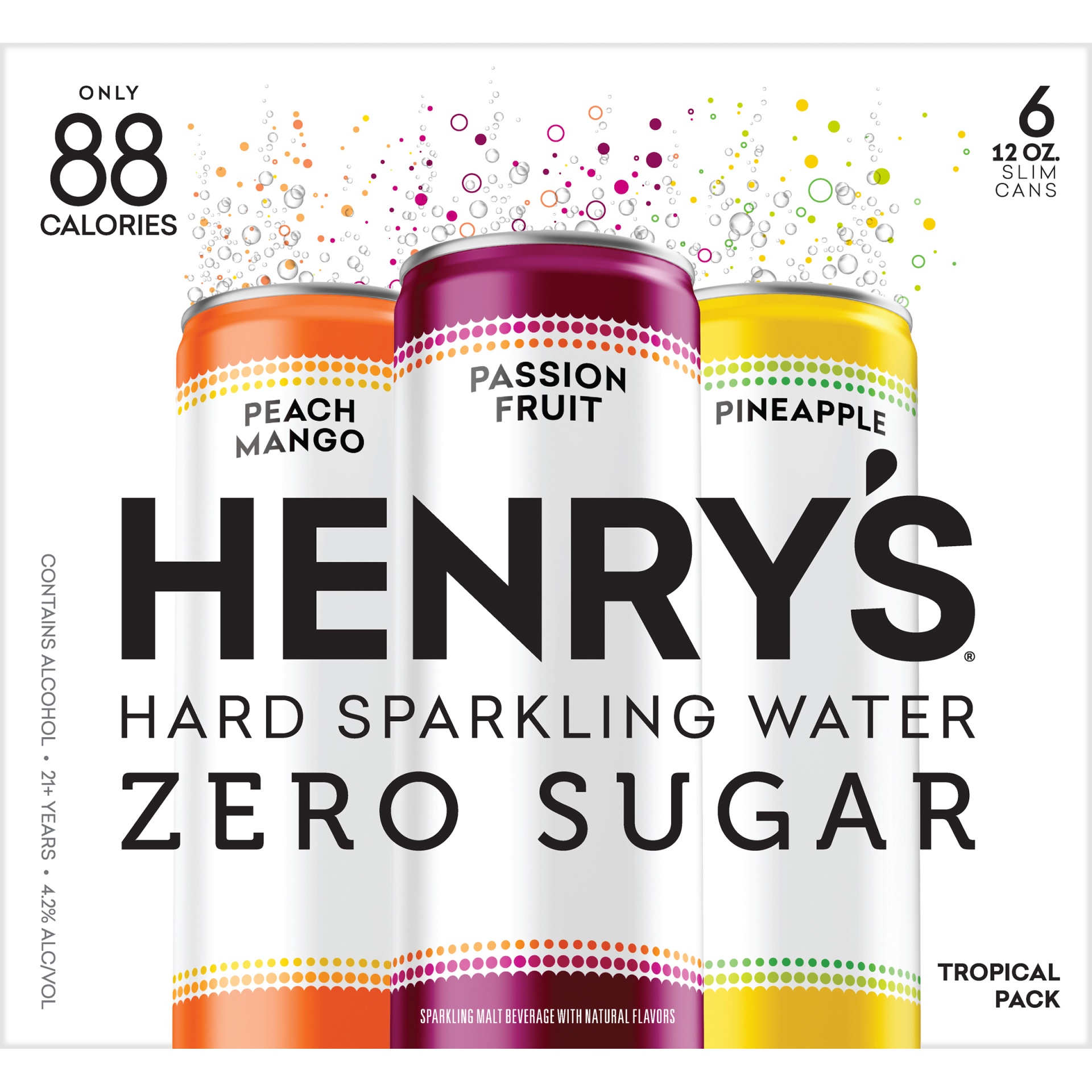 slide 6 of 6, Henry's Sparkling Variety Can, 6 ct; 12 fl oz