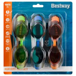 Bestway Aqua Burst Essential II Youth 7+ Goggles 3 ea