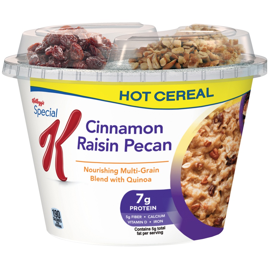 slide 1 of 1, Kellogg's Special K Cinnamon Raisin Pecan Hot Cereal, 1 ct
