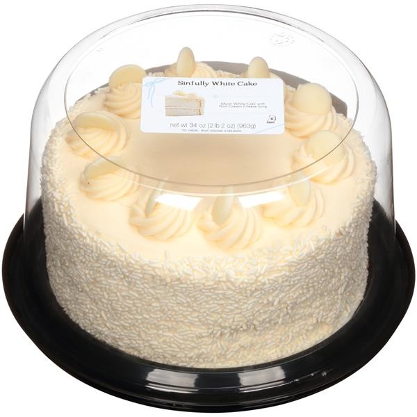 slide 1 of 1, Rich's Products Sinfully White Moist Cake, 34 oz
