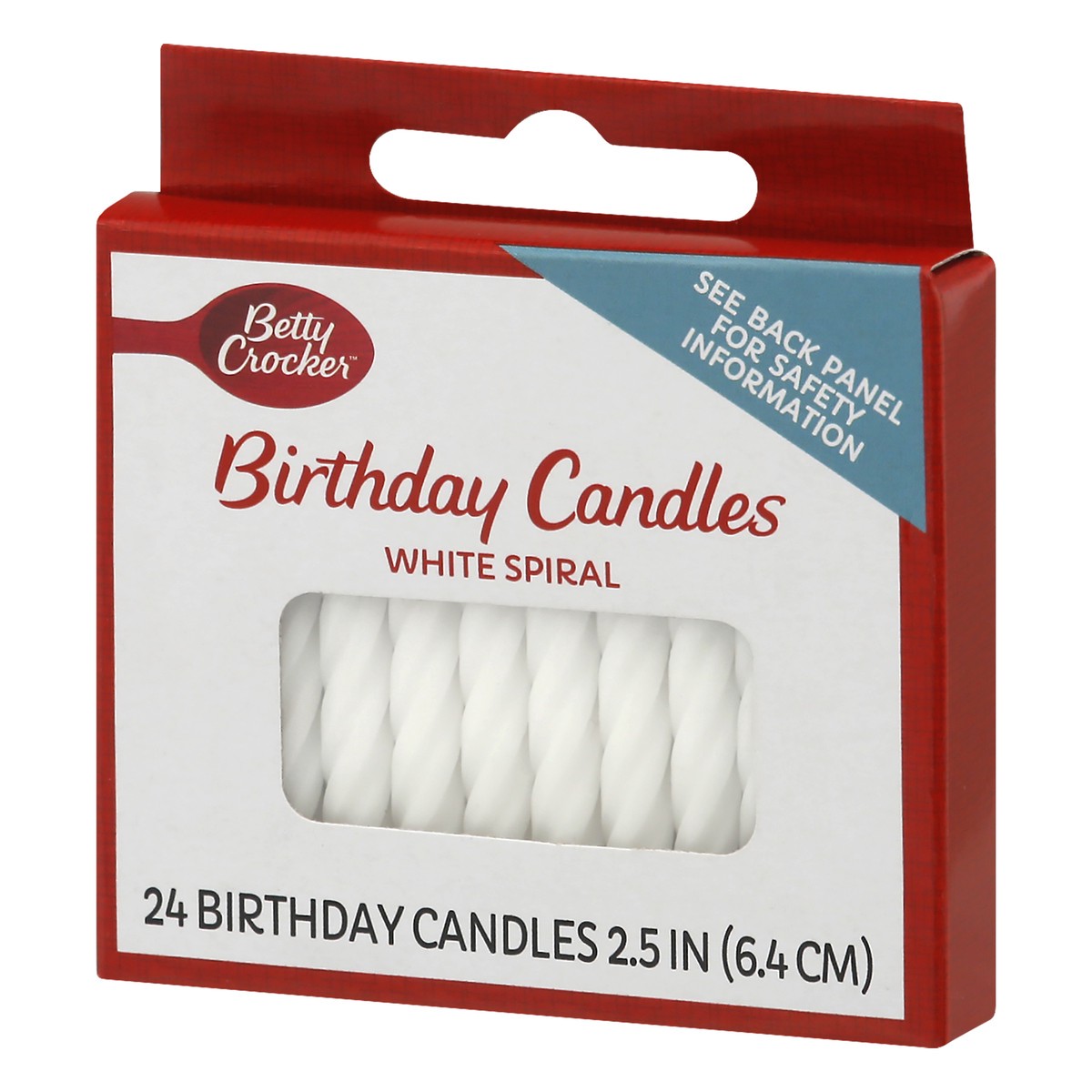 slide 2 of 10, Betty Crocker White Spiral Birthday Candles 24 ea, 24 ct