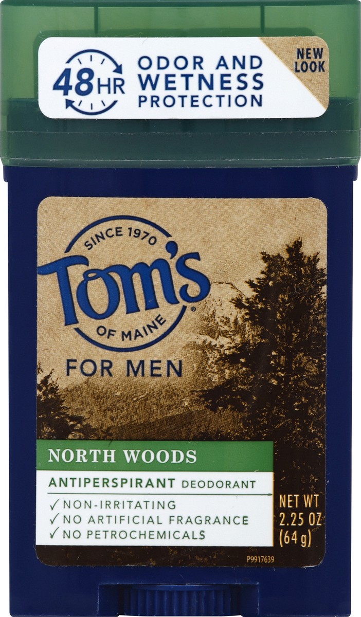 slide 2 of 2, Tom's of Maine North Woods Natural Antiperspirant Stick, 2.25 oz