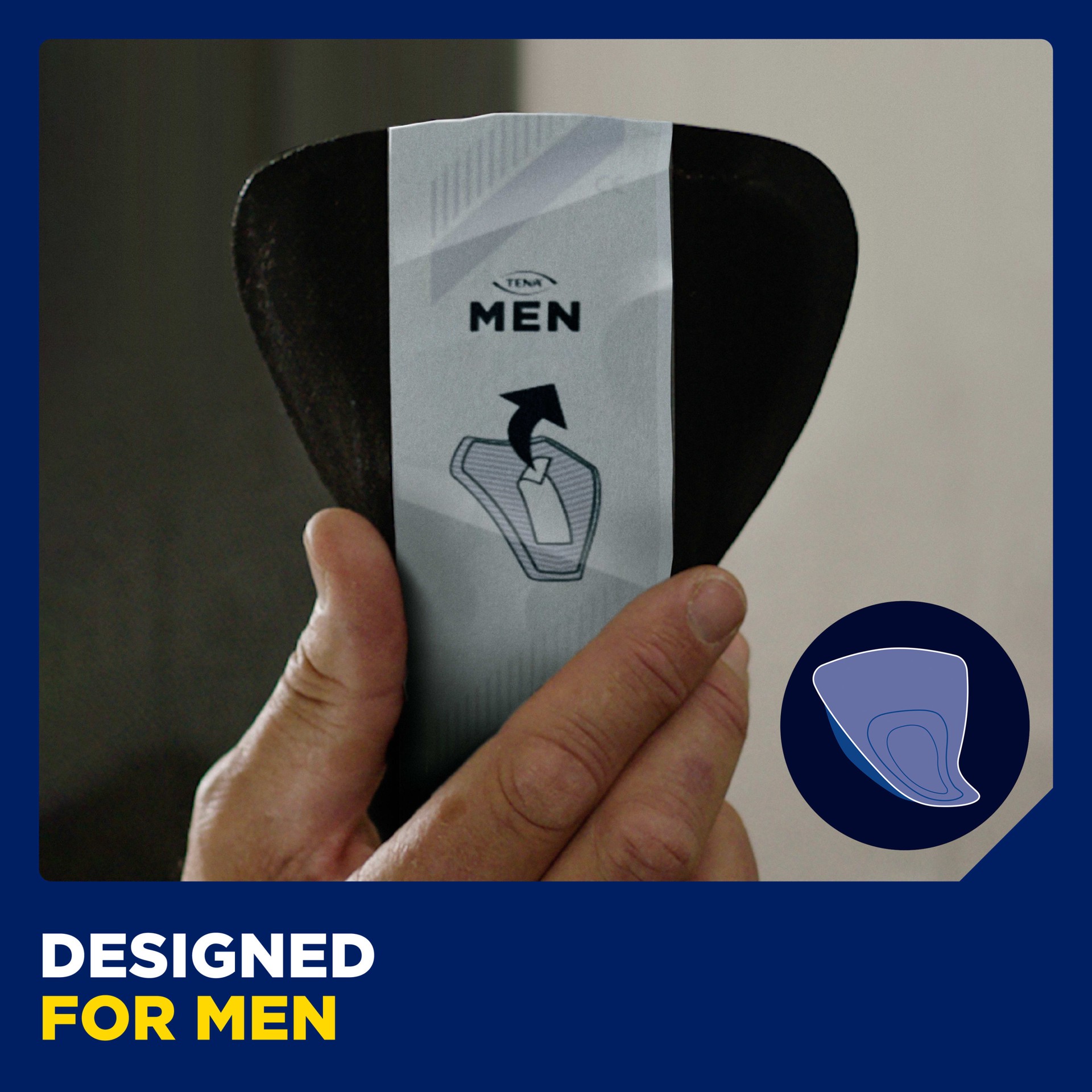 slide 2 of 8, TENA Men Incontinence Shields, Light, 112 ct, 14 ct