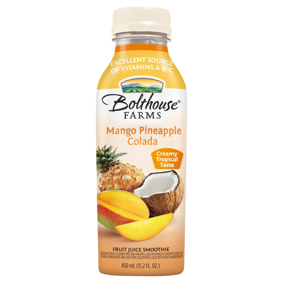 slide 1 of 1, Bolthouse Farms Mango Pineapple Colada Fruit Juice Smoothie, 15.2oz, 15.2 oz