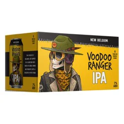 New Belgium Voodoo Ranger IPA Beer, 6 Pack, 12 fl oz Cans