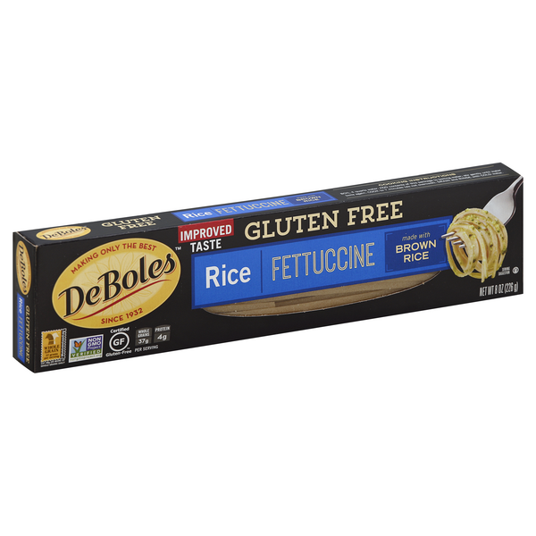 slide 1 of 1, DeBoles Gluten Free Fettuccini Rice, 8 oz