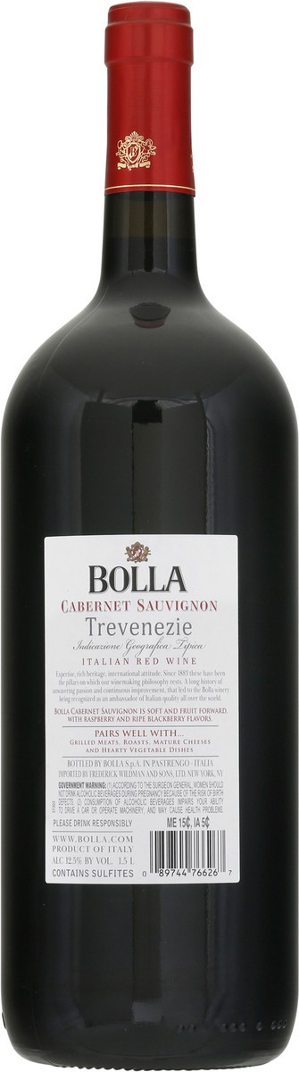 slide 2 of 12, Bolla Trevenezie Cabernet Sauvignon 1.5 l, 1.50 liter