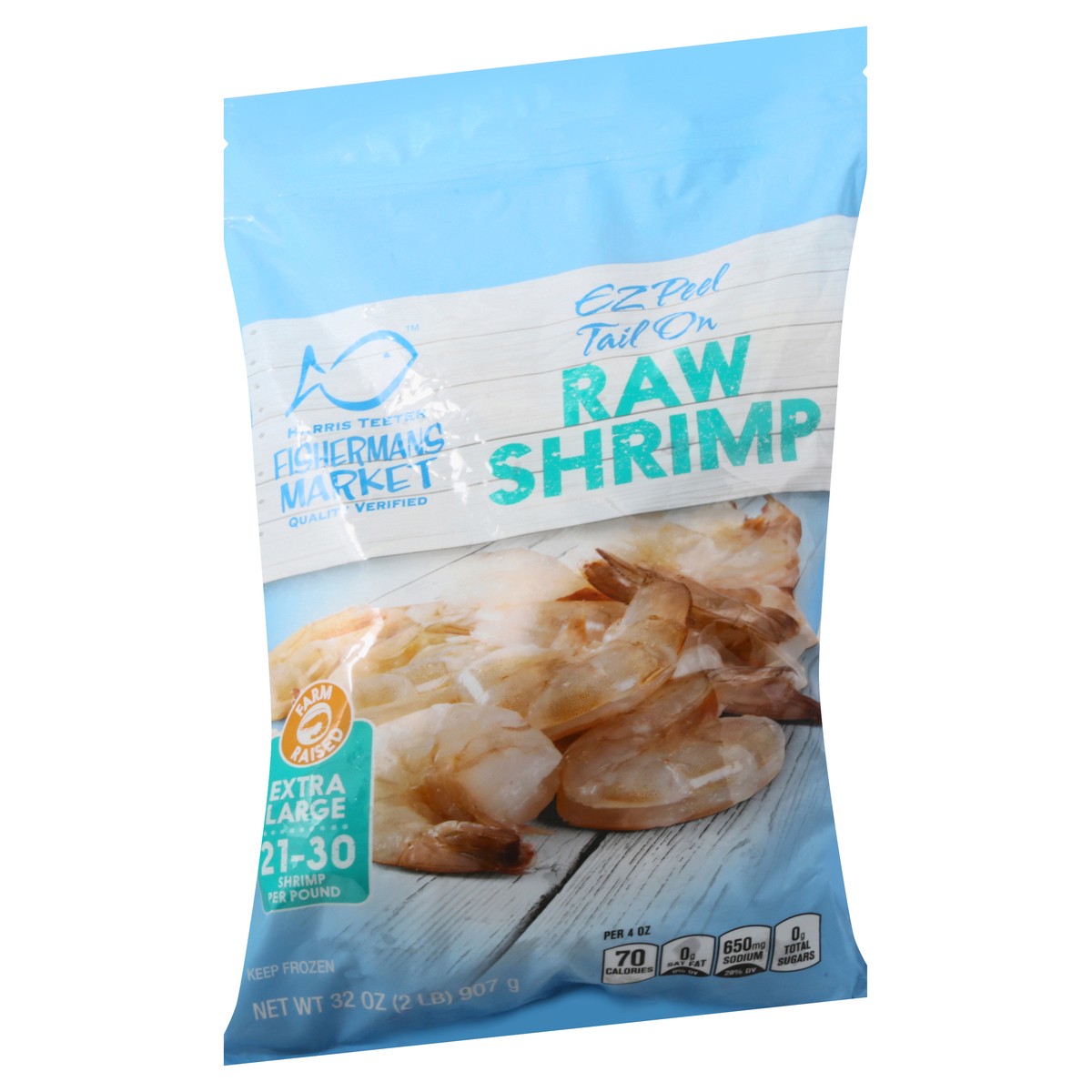 slide 5 of 9, Fisherman's Market Extra Large EZ Peel Tail On Raw Shrimp 32 oz, 32 oz