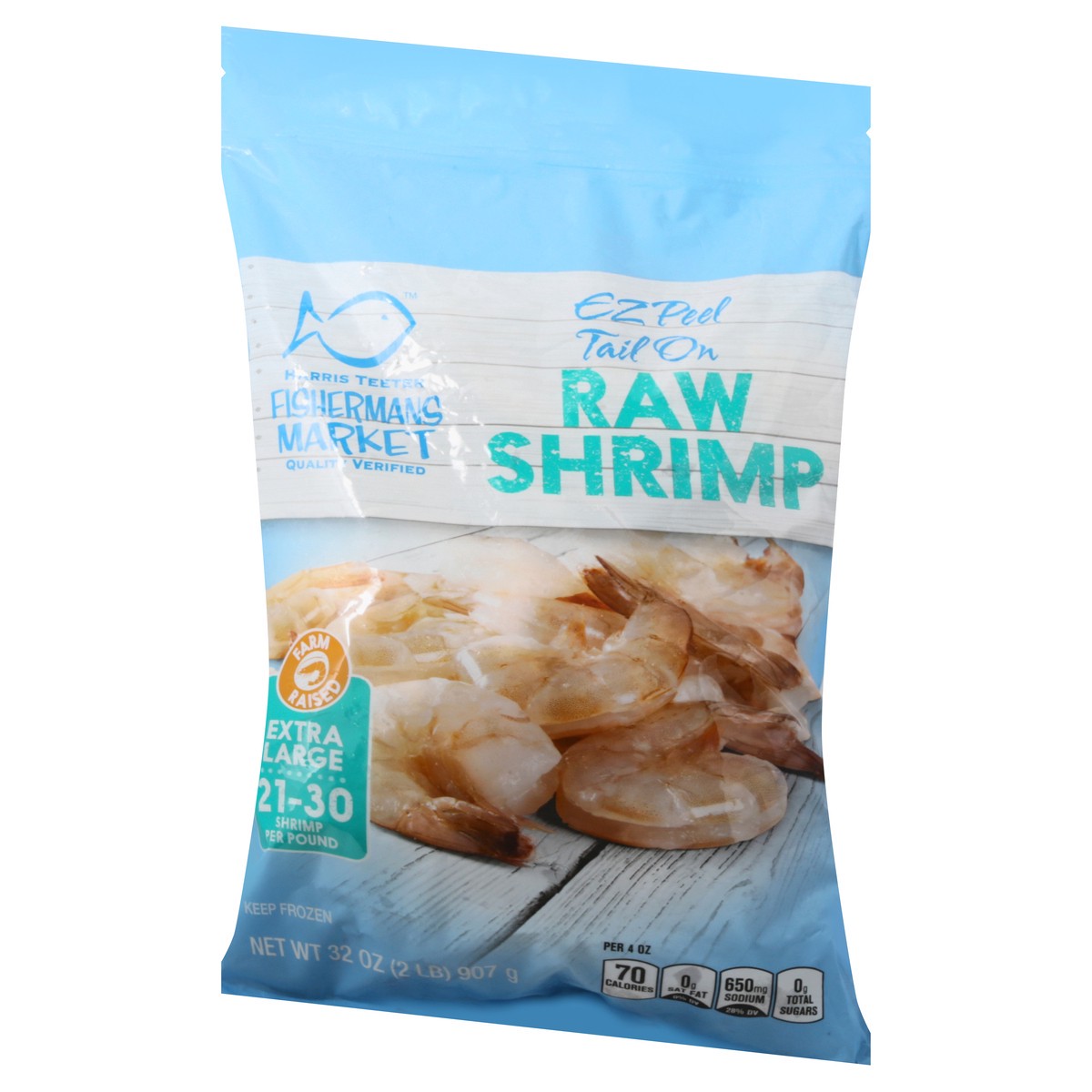 slide 8 of 9, Fisherman's Market Extra Large EZ Peel Tail On Raw Shrimp 32 oz, 32 oz