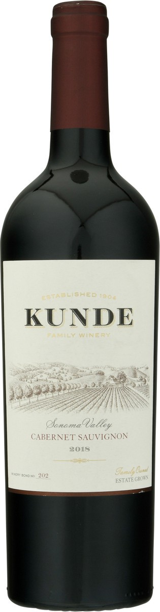 slide 6 of 10, Kunde Estate Kunde Family Winery Cabernet Sauvignon, Sonoma Valley, 750 ml