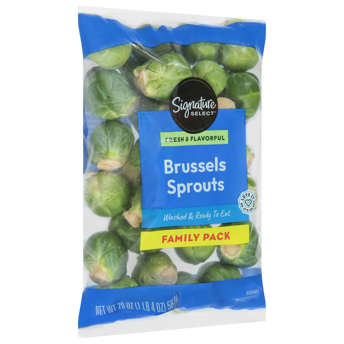 slide 2 of 4, Signature Select/farms Brussels Sprouts Family Pack - 20 Oz, 20 oz