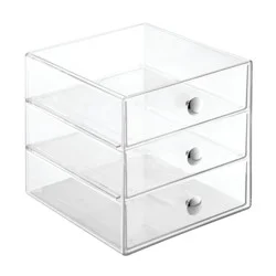Interdesign 3-Drawer Organizer - Clear