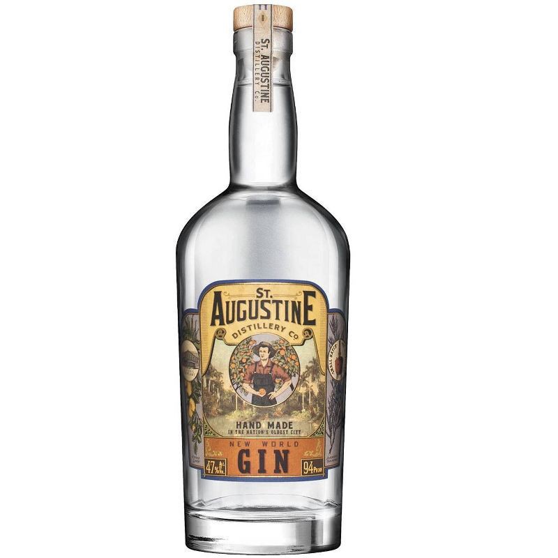 slide 1 of 1, St. Augustine Distillery Co. St Augustine Gin Bottle, 750 ml