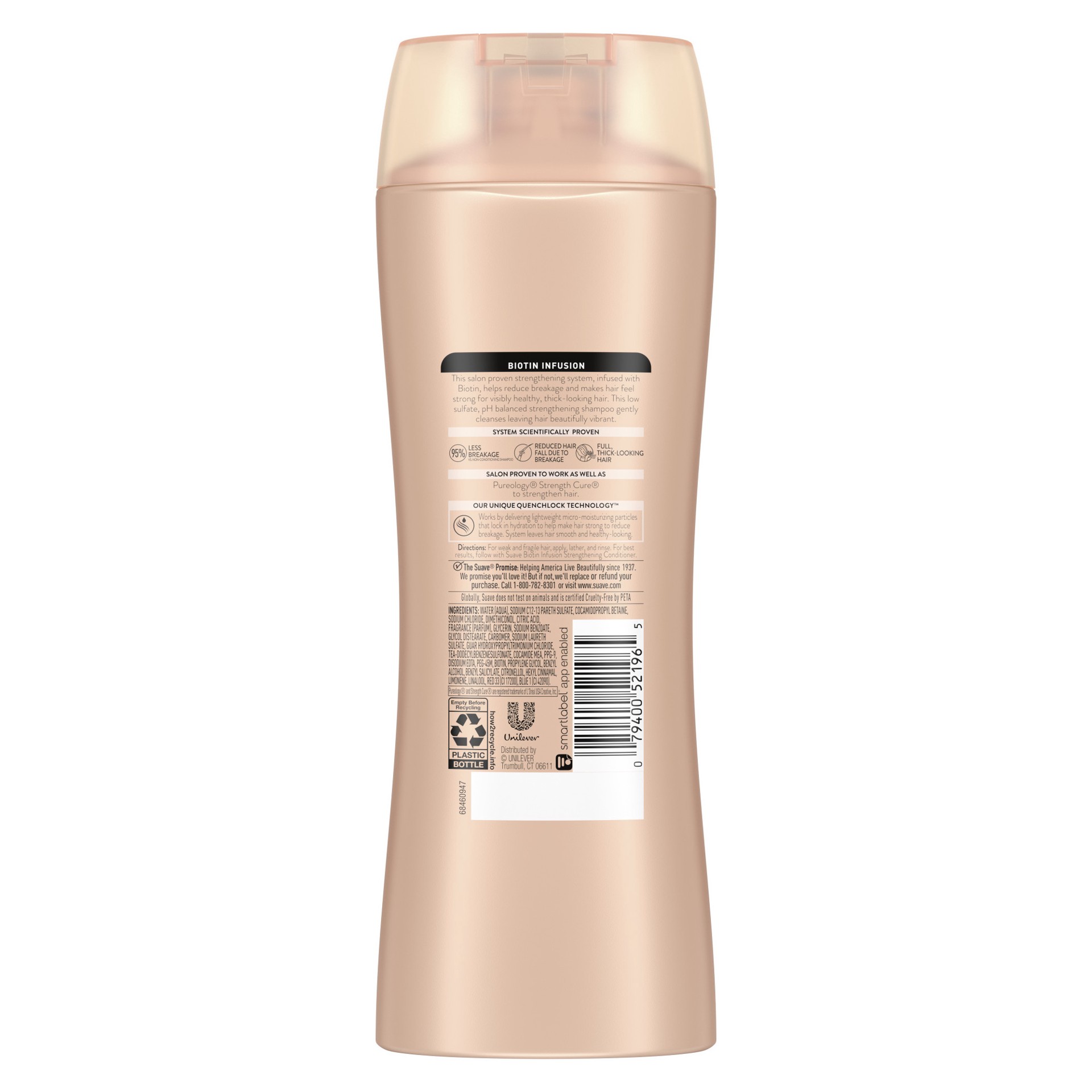 slide 3 of 4, Suave Professionals Strengthening Shampoo Biotin Infusion, 12.6 oz, 12.6 oz