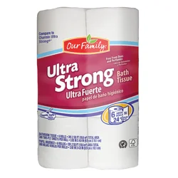 Our Family Ultra Strong Bath Tissue Mega Rolls