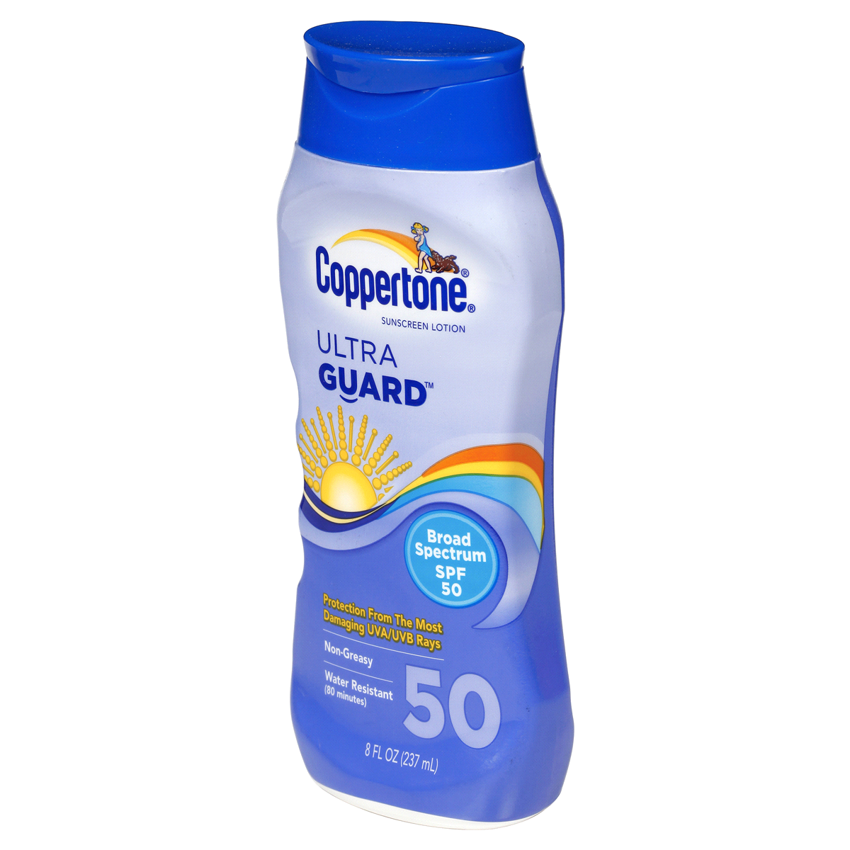 slide 2 of 4, Coppertone Sunscreen, Lotion, Broad Spectrum SPF 50, 8 oz