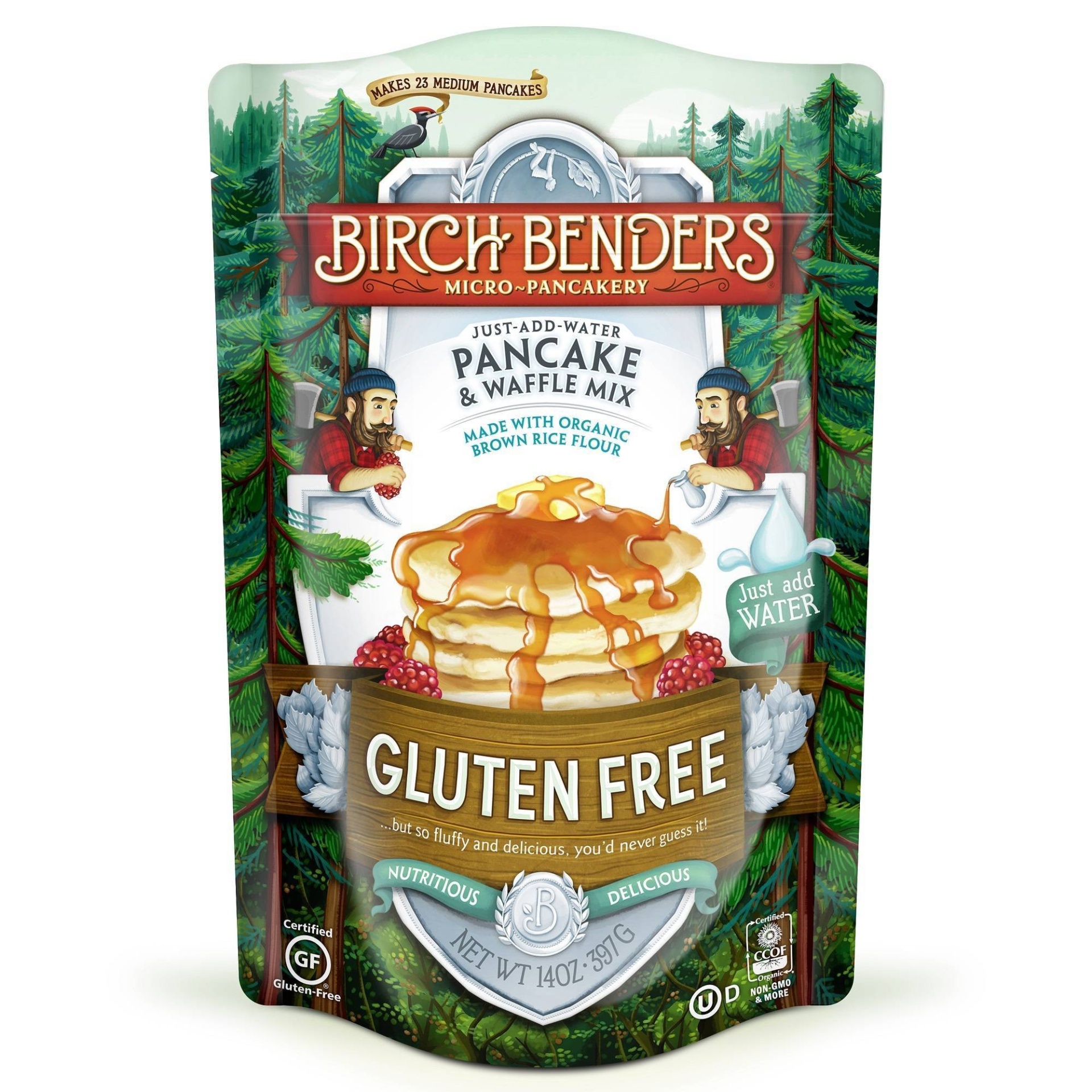 Birch Benders Pancake & Waffle Mix Gluten Free 14 oz Shipt