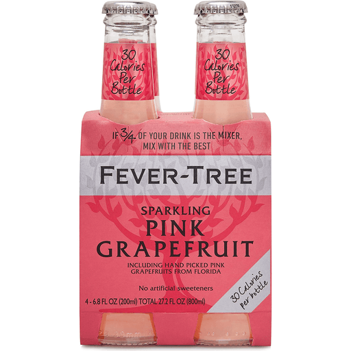 slide 1 of 1, Fever-Tree Pink Grapefruit Soda - 4 ct, 4 ct