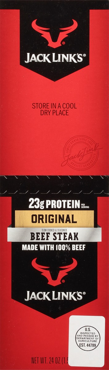 slide 4 of 11, Jack Link's Original Flavor Beef Steak, 2 ounce, Inner, 2 oz