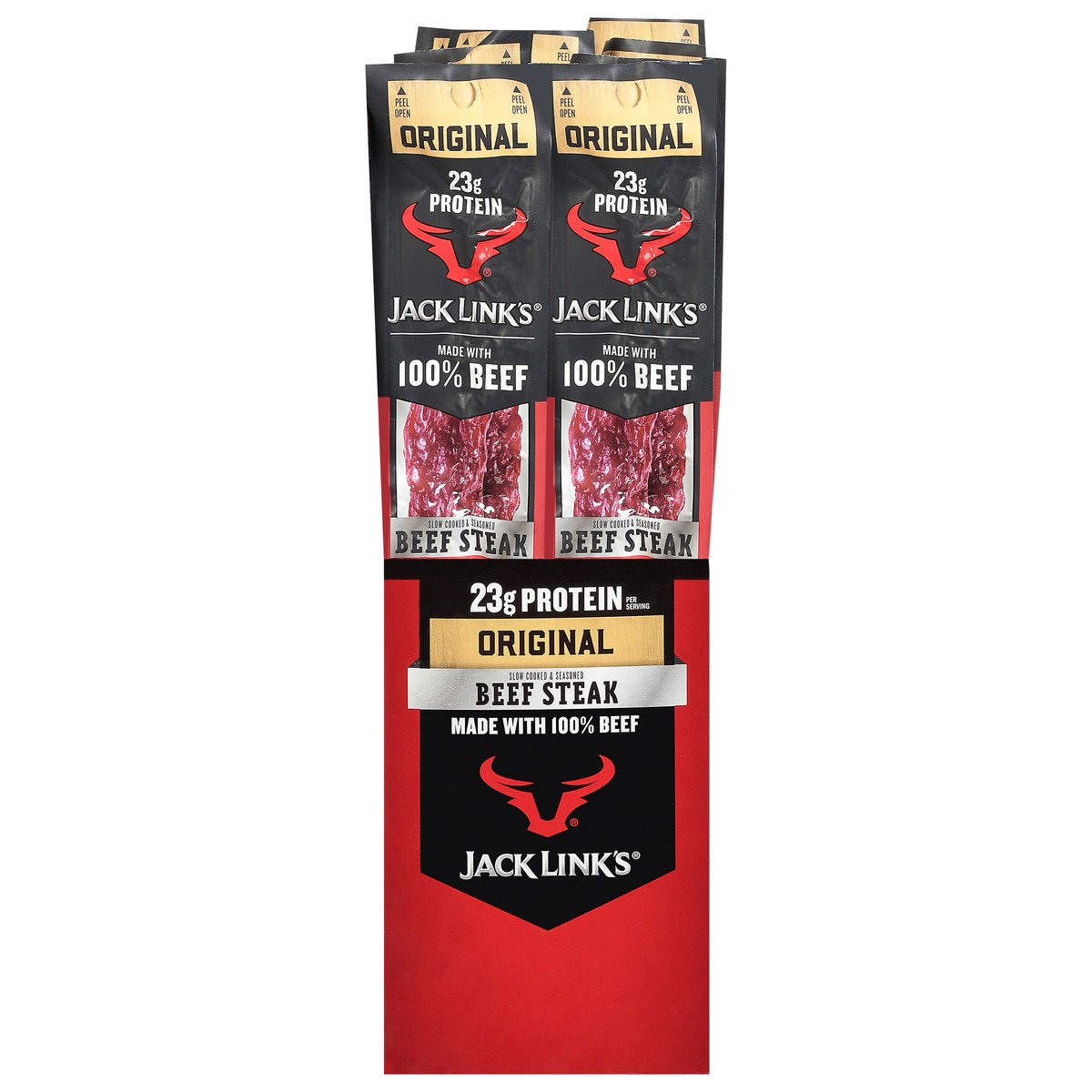 slide 8 of 11, Jack Link's Original Flavor Beef Steak, 2 ounce, Inner, 2 oz