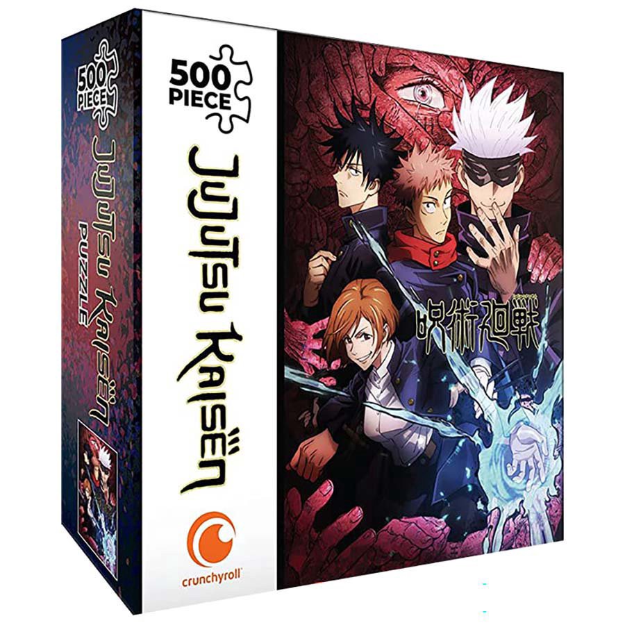 slide 1 of 1, Jujutsu Kaisen Jigsaw Puzzle, 500 ct