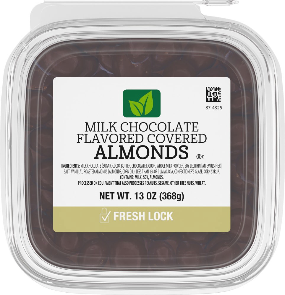 slide 1 of 3, Kroger Milk Chocolate Flavored Covered Almonds, 13 oz