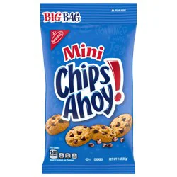 CHIPS AHOY! Mini Original Chocolate Chip Cookies, Big Bag, 3 oz