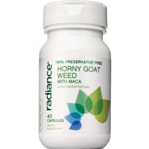 slide 1 of 1, Radiance Radiance Horny Goat Weed Capsules With Maca, 40 ct