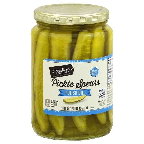 slide 1 of 2, Signature Select Pickle Spears Polish Dill, 