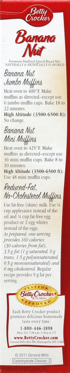 slide 3 of 4, Betty Crocker Muffin & Quick Bread Mix 15.5 oz, 15.5 oz