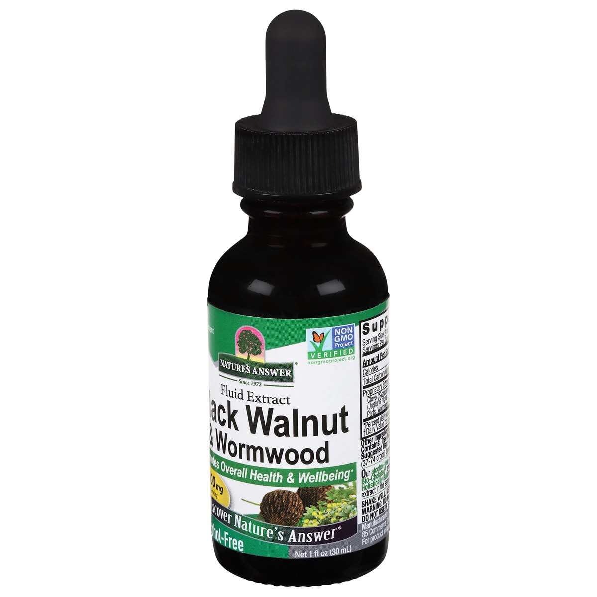 slide 2 of 9, Nature's Answer 2000 mg Black Walnut & Wormwood Fluid Extract 1 fl oz, 1 fl oz